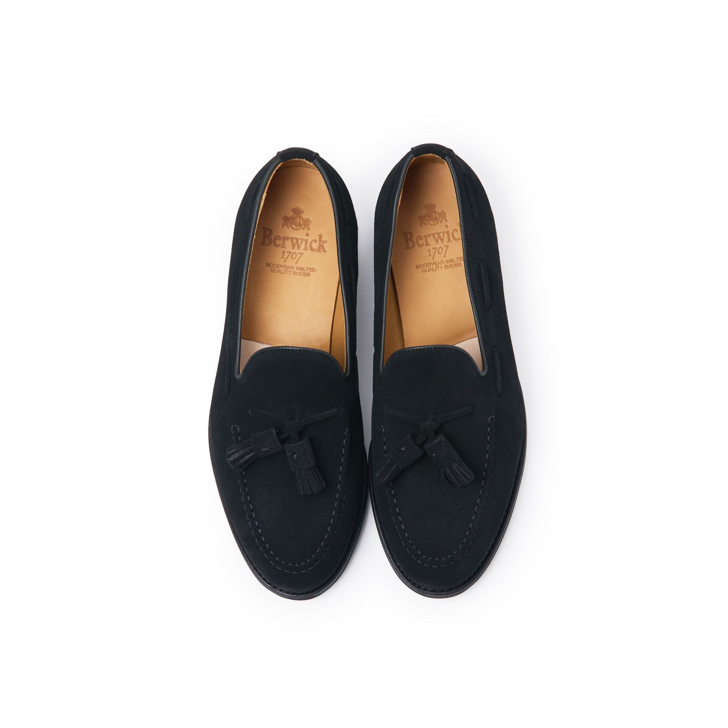 Berwick1707 | タッセルローファー スエード | 8491SBVIBK – バー