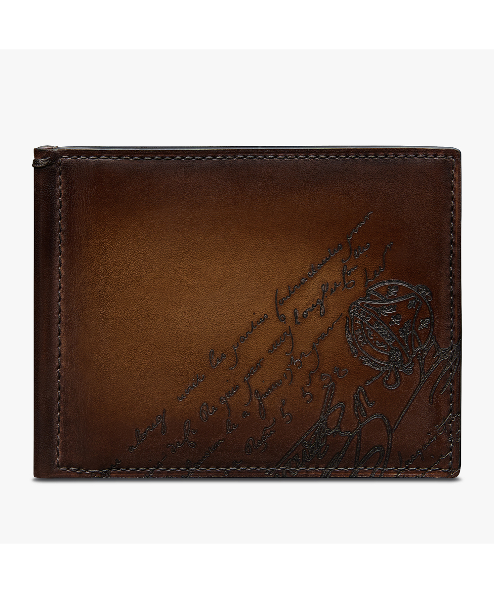 ベルルッティBerluti 　鞄・ネクタイ・おまけの財布3点セット Berluti Periple スクリット レザー ウォレット 財布 2つ折り