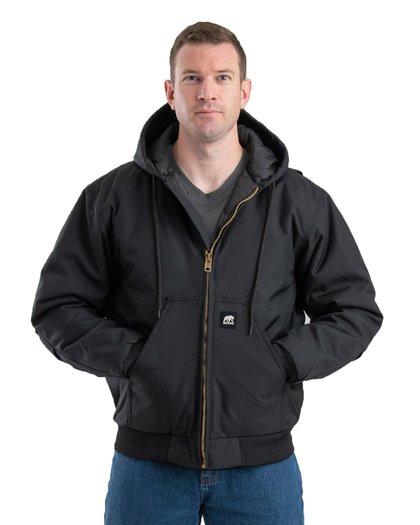 Icecap Insulated Hooded Work Jacket – Berne Apparel