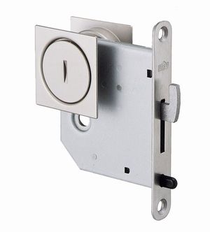 ドア金物(建具金物) ＞ 錠・ノブ・レバー ＞ 引戸錠 ＞ 角型鎌錠 No