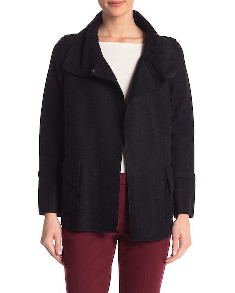 Beyond Threads Alexa Asymmetric Felted Alpaca Jacket