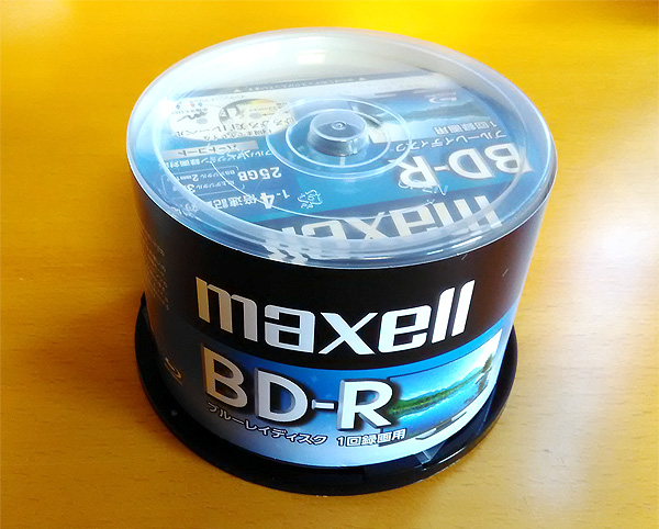 購入レビュー「マクセル BD-R（BRV25WPE.50SPZ）4倍速 50枚」 | BD