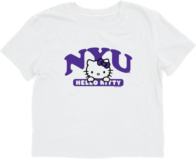 New York University Hello Kitty Women's Short Sleeve T-Shirt: New
