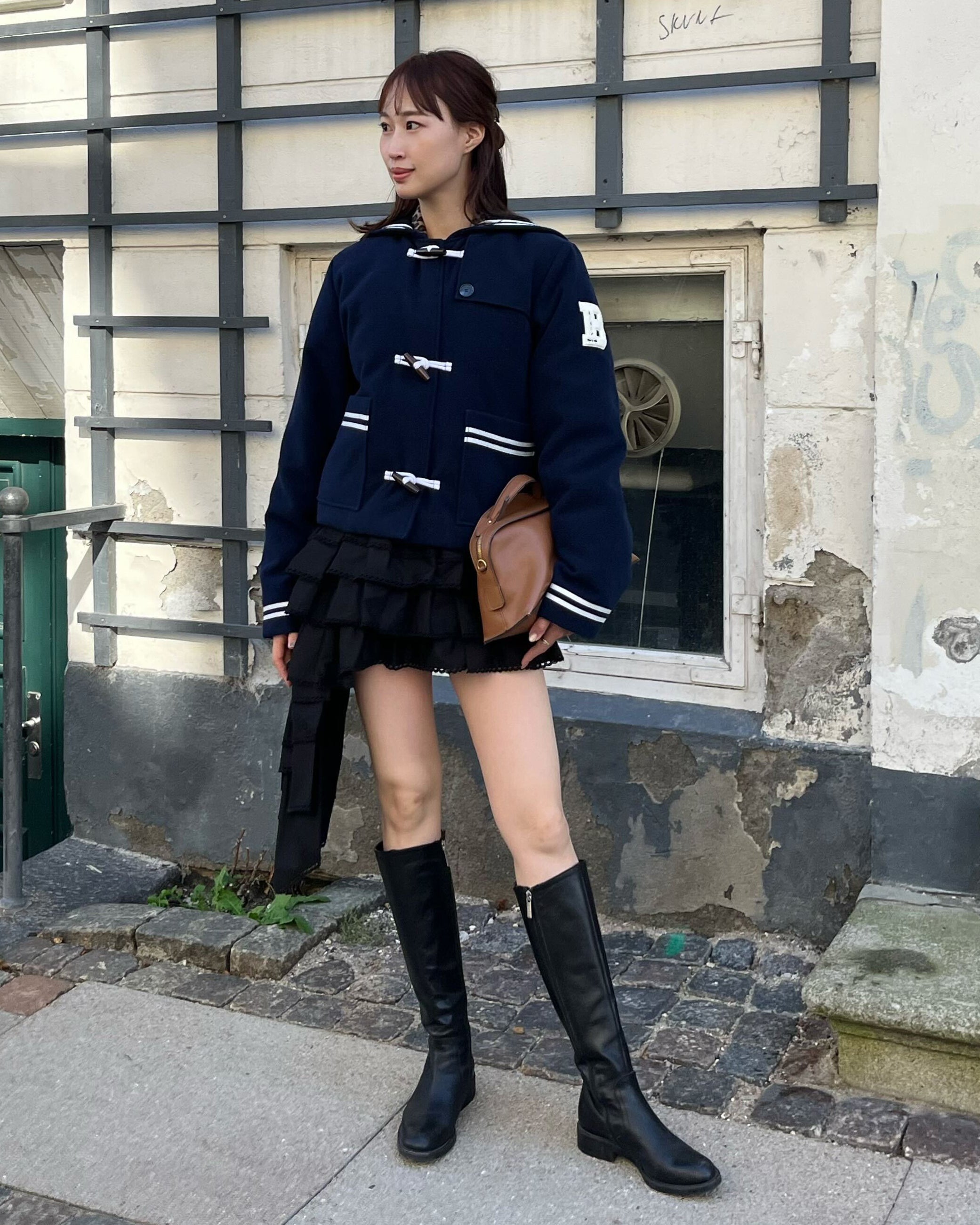 BIBIY. MADE | CHARLENE SAILOR JACKET NAVY｜Bibiy.