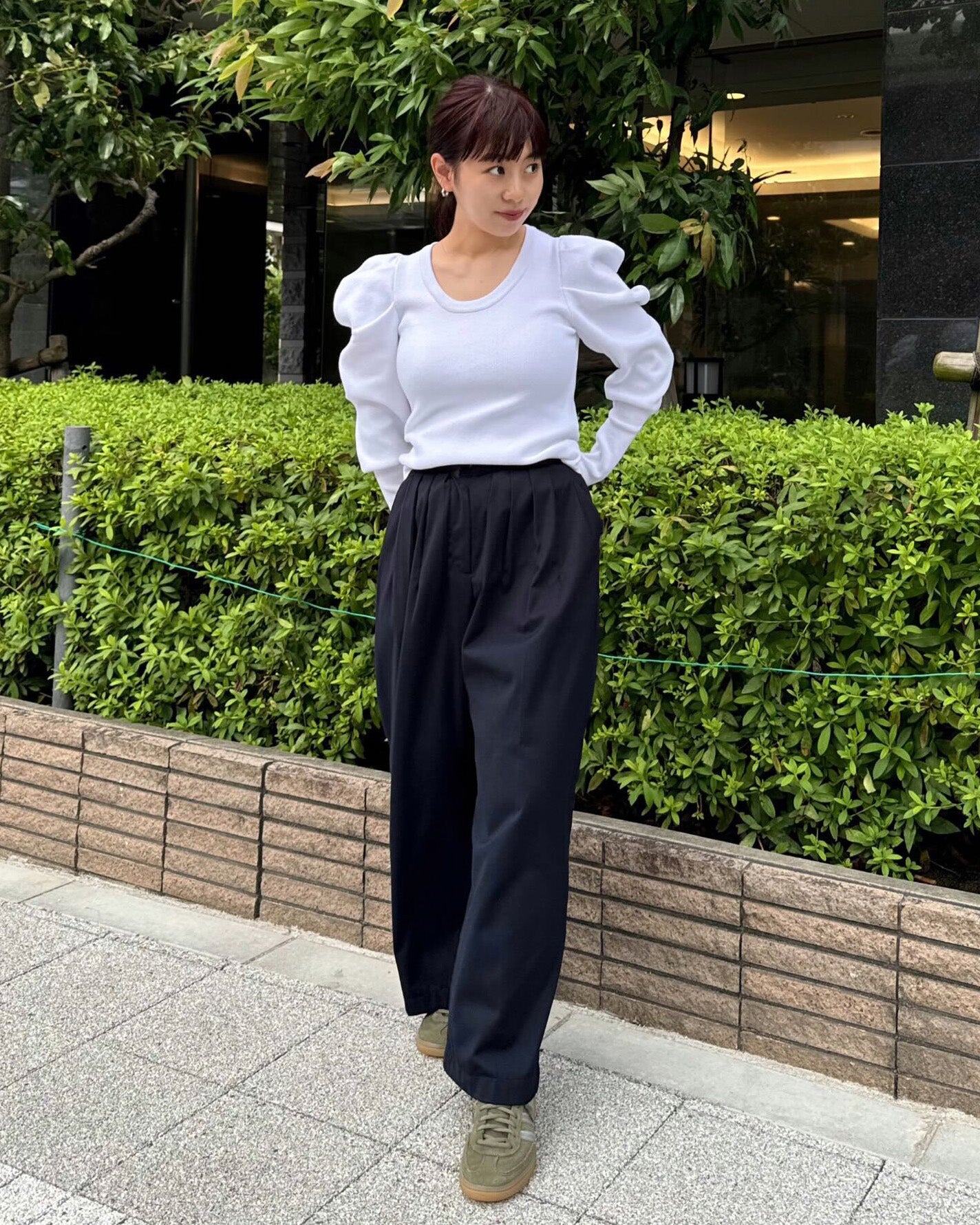 EFFIE PUFF KNIT/155cm/着用サイズF｜Bibiy.