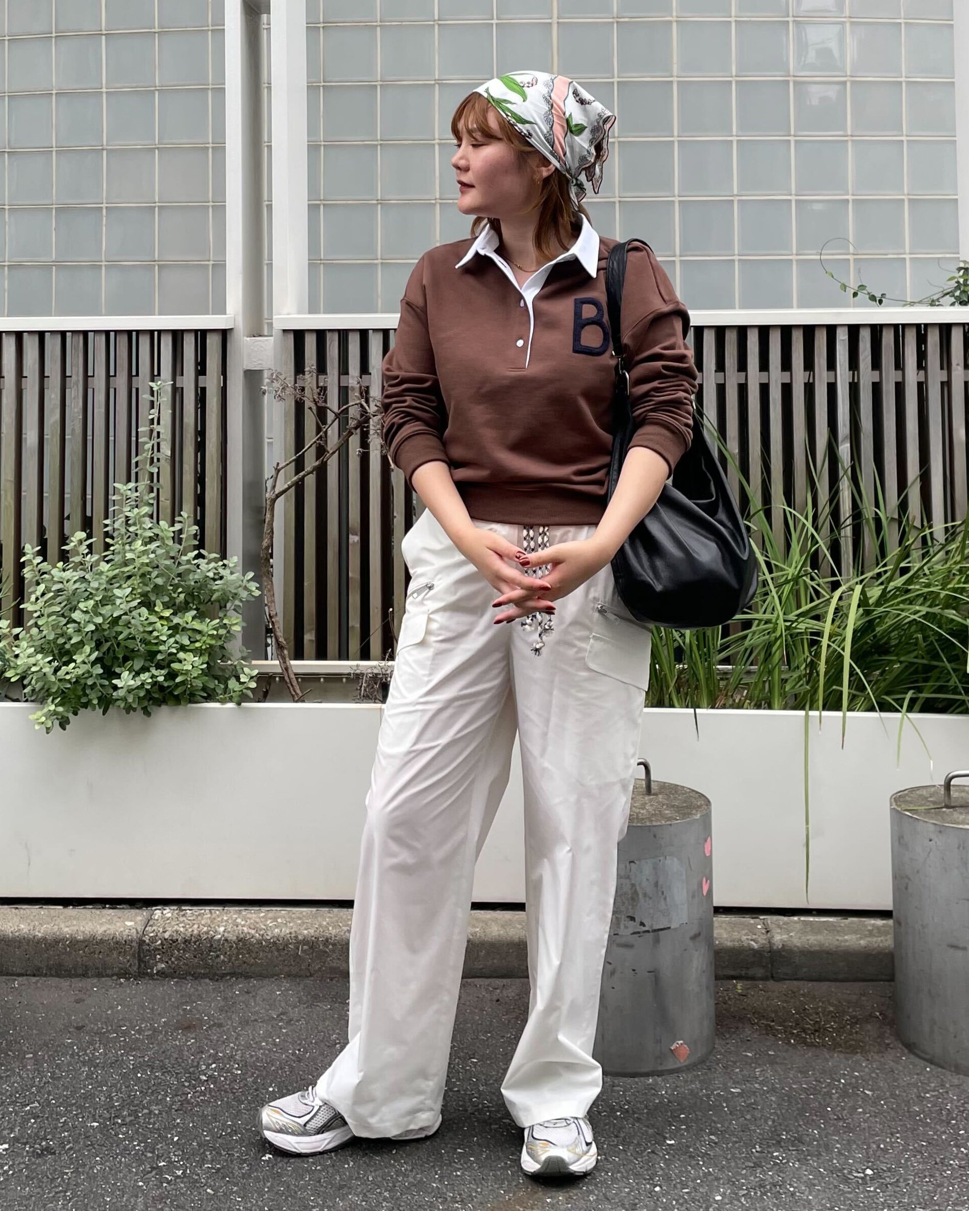 BIBIY. MADE | B. CLUB PREPPY TOP BROWN｜Bibiy.