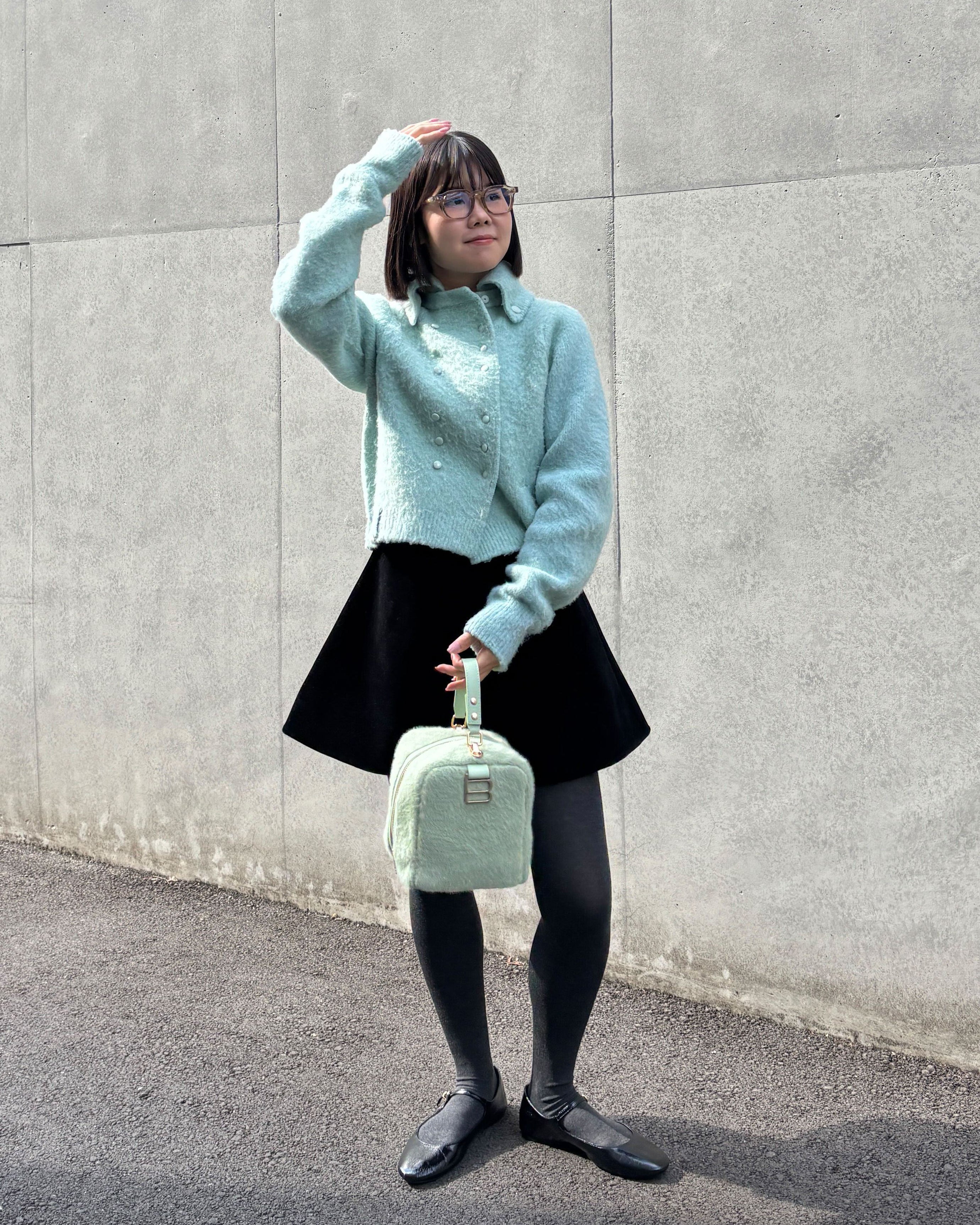 BIBIY. MADE | MILA VELOUR SKIRT BLACK｜Bibiy.