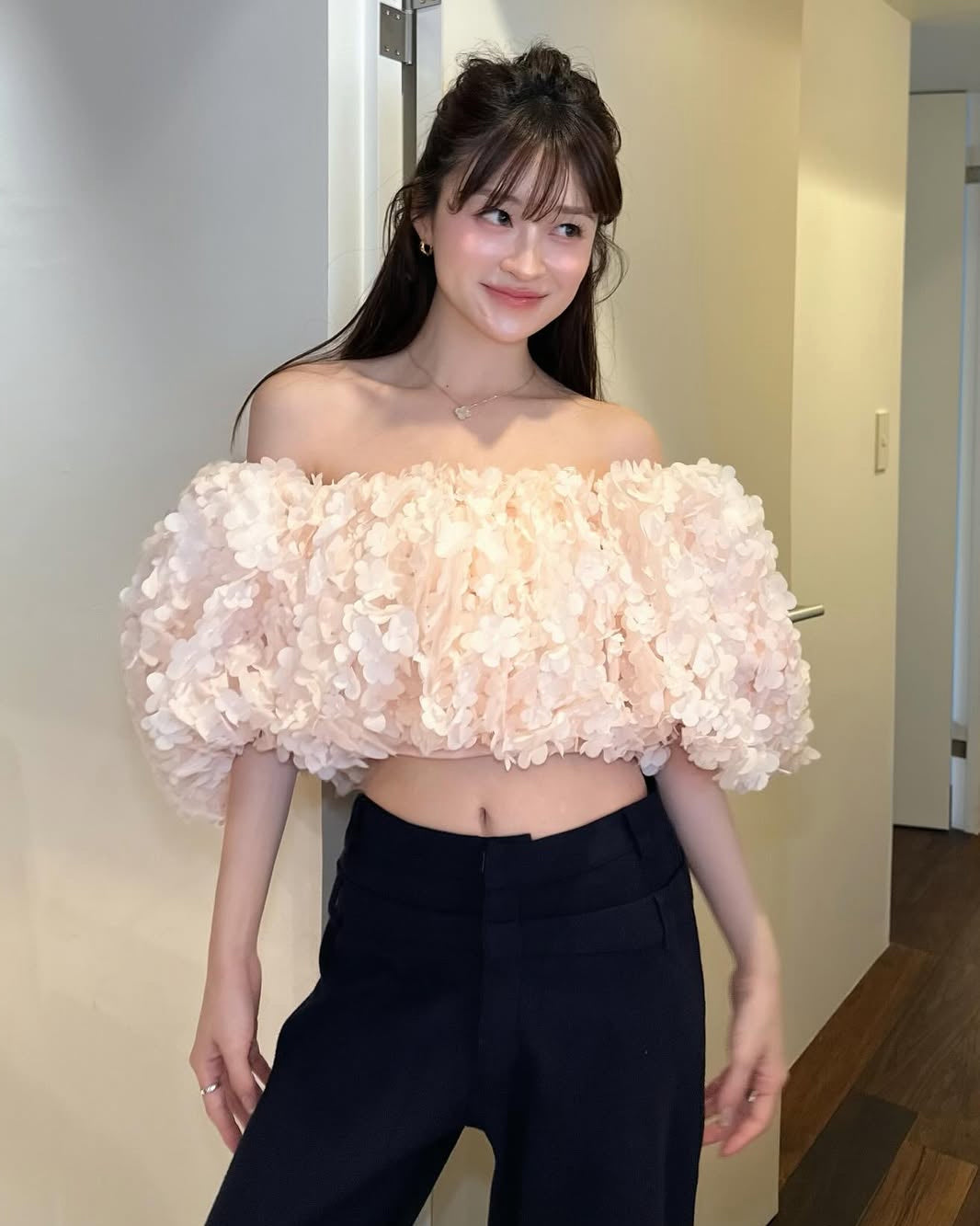 MAGNOLIA TOP/158cm/着用サイズF｜Bibiy.