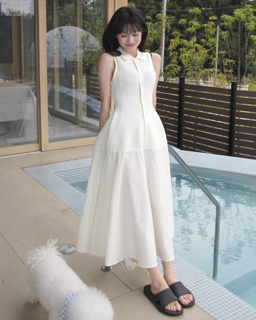 MIRIAM DRESS/158cm/着用サイズF｜Bibiy.