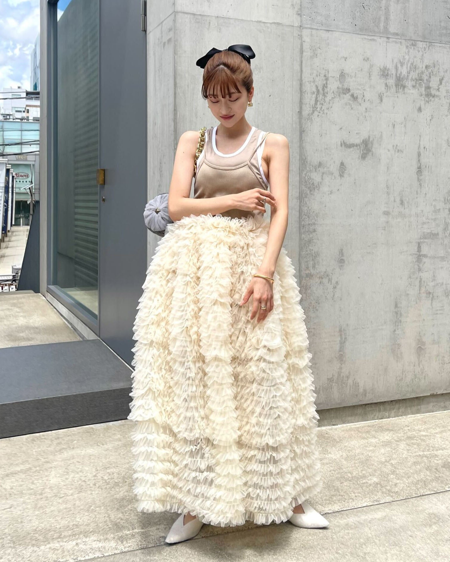 BIBIY. MADE | DARLENE SHUSHU SKIRT YELLOW｜Bibiy.