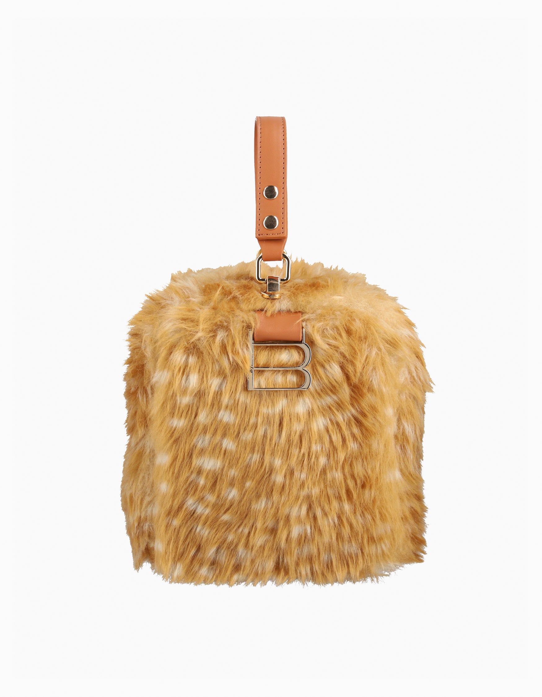 BIBIY. MADE | B. FUR BOX BAG BROWN｜Bibiy.