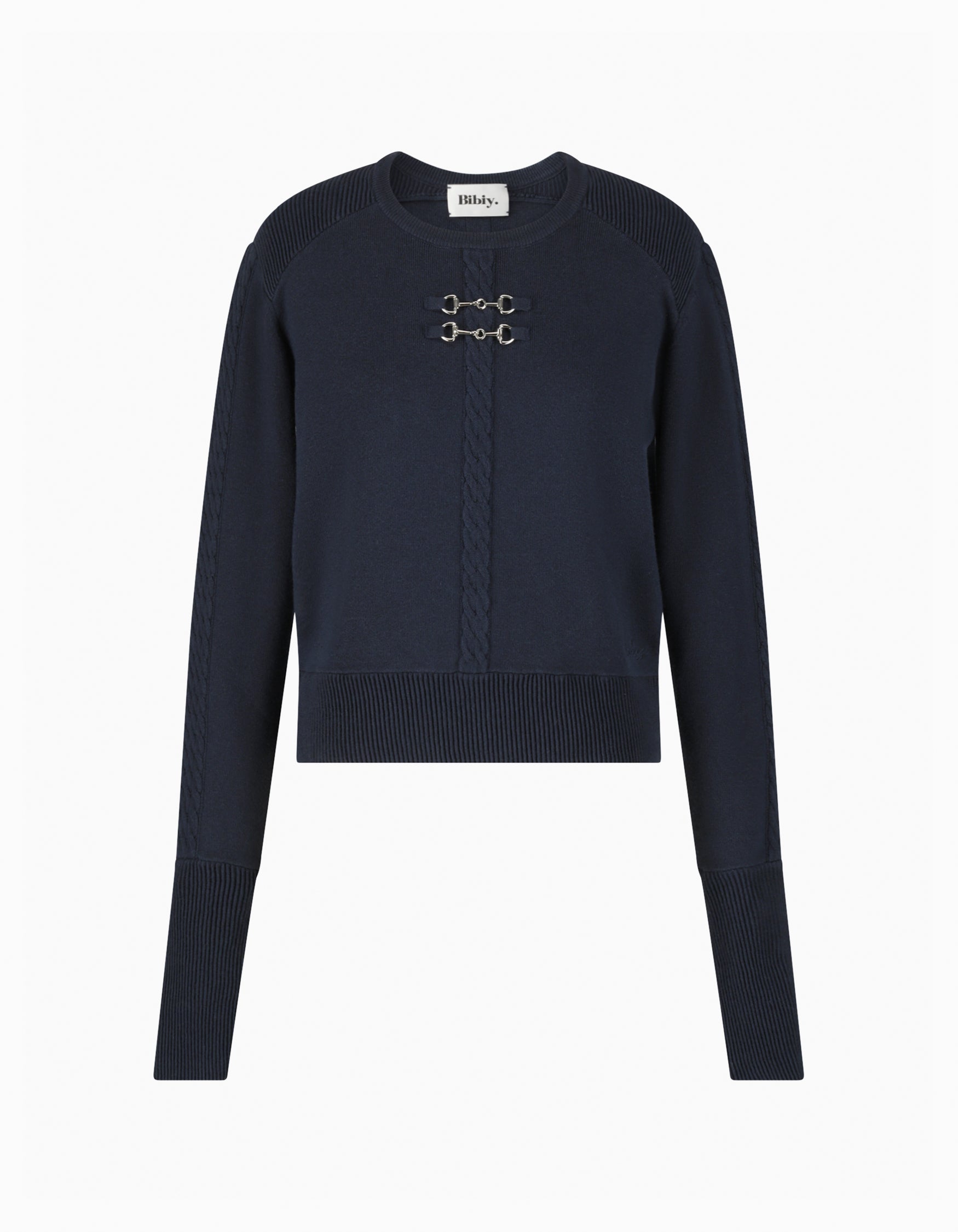BIBIY. MADE | LINA CASHMERE KNIT NAVY｜Bibiy.