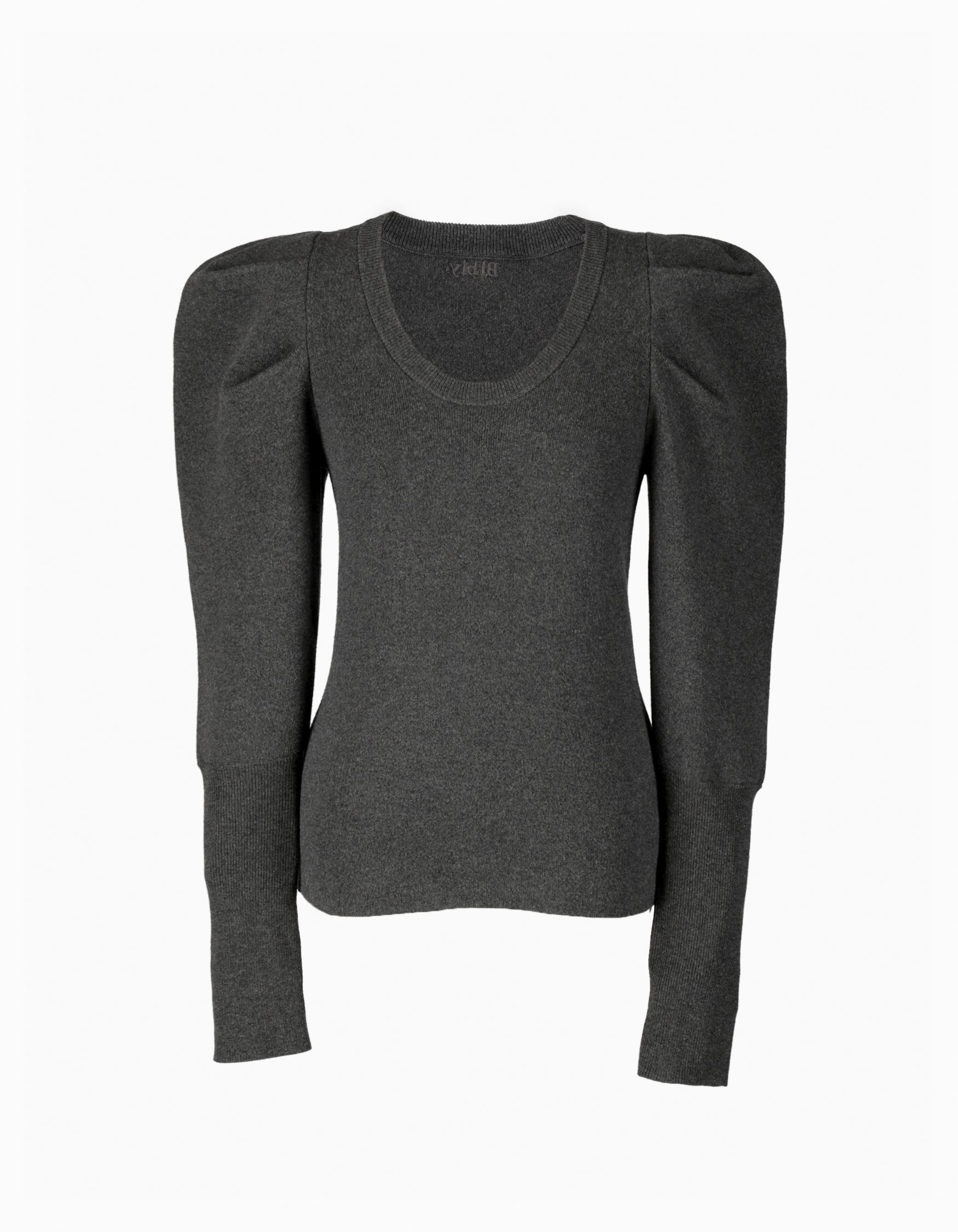 BIBIY. MADE | EFFIE PUFF KNIT GRAY｜Bibiy.