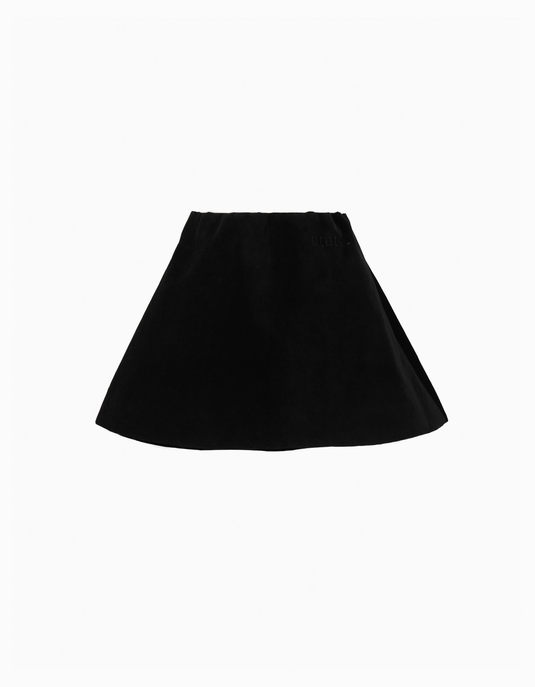 BIBIY. MADE | MILA VELOUR SKIRT BLACK｜Bibiy.