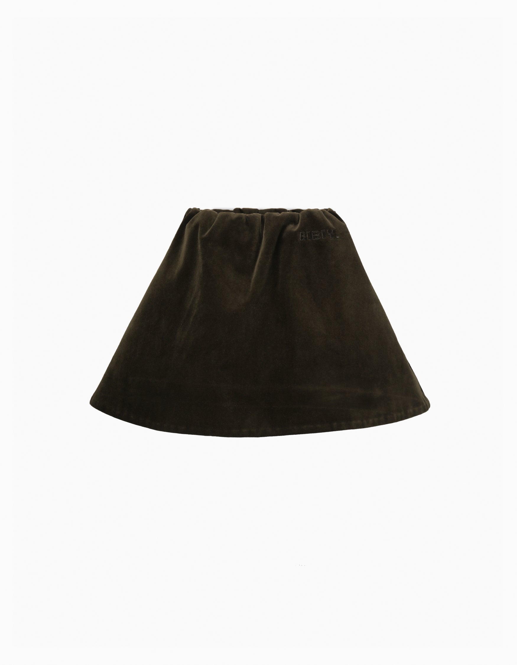 BIBIY. MADE | MILA VELOUR SKIRT KHAKI｜Bibiy.