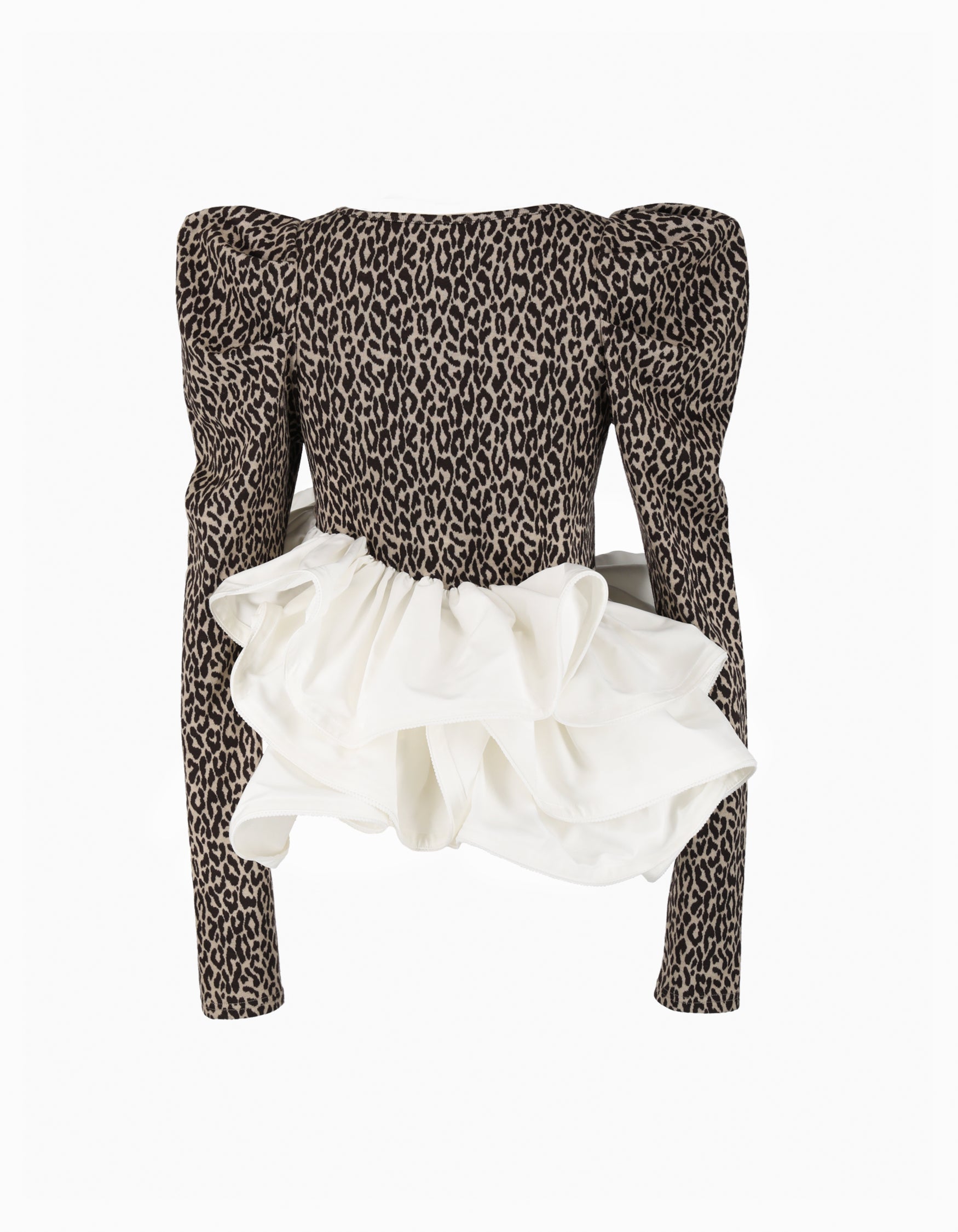 BIBIY. MADE | EFFIE PEPURAMU LEOPARD TOP｜Bibiy.