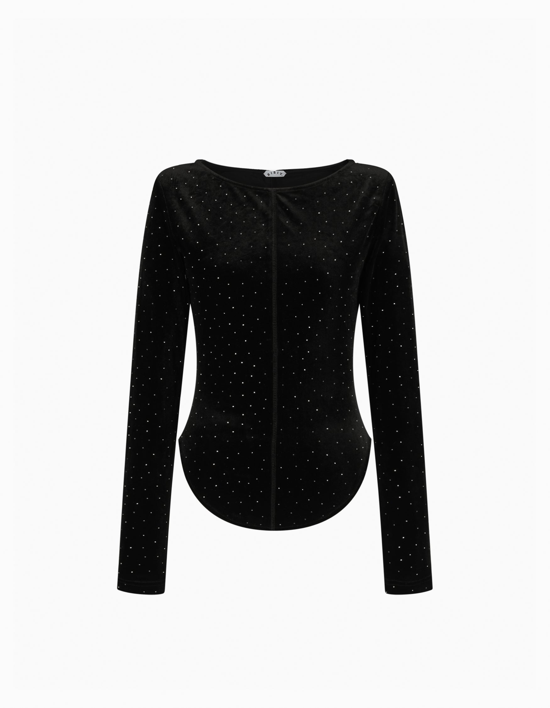 BIBIY. MADE | NOIR VELOUR TOP BLACK｜Bibiy.