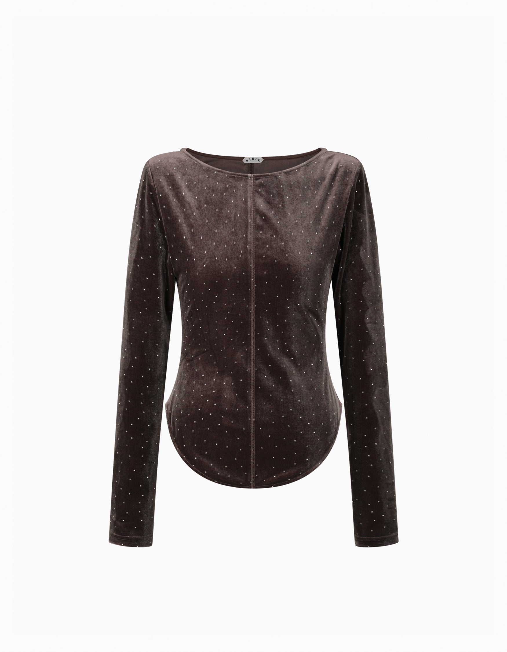 BIBIY. MADE | NOIR VELOUR TOP BROWN｜Bibiy.