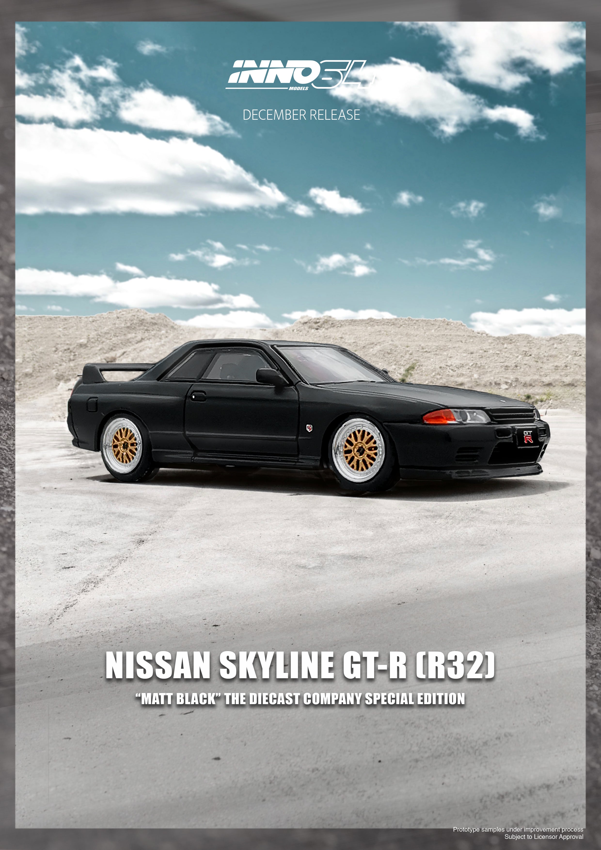 Nissan Skyline GT-R R32 Matt Black 