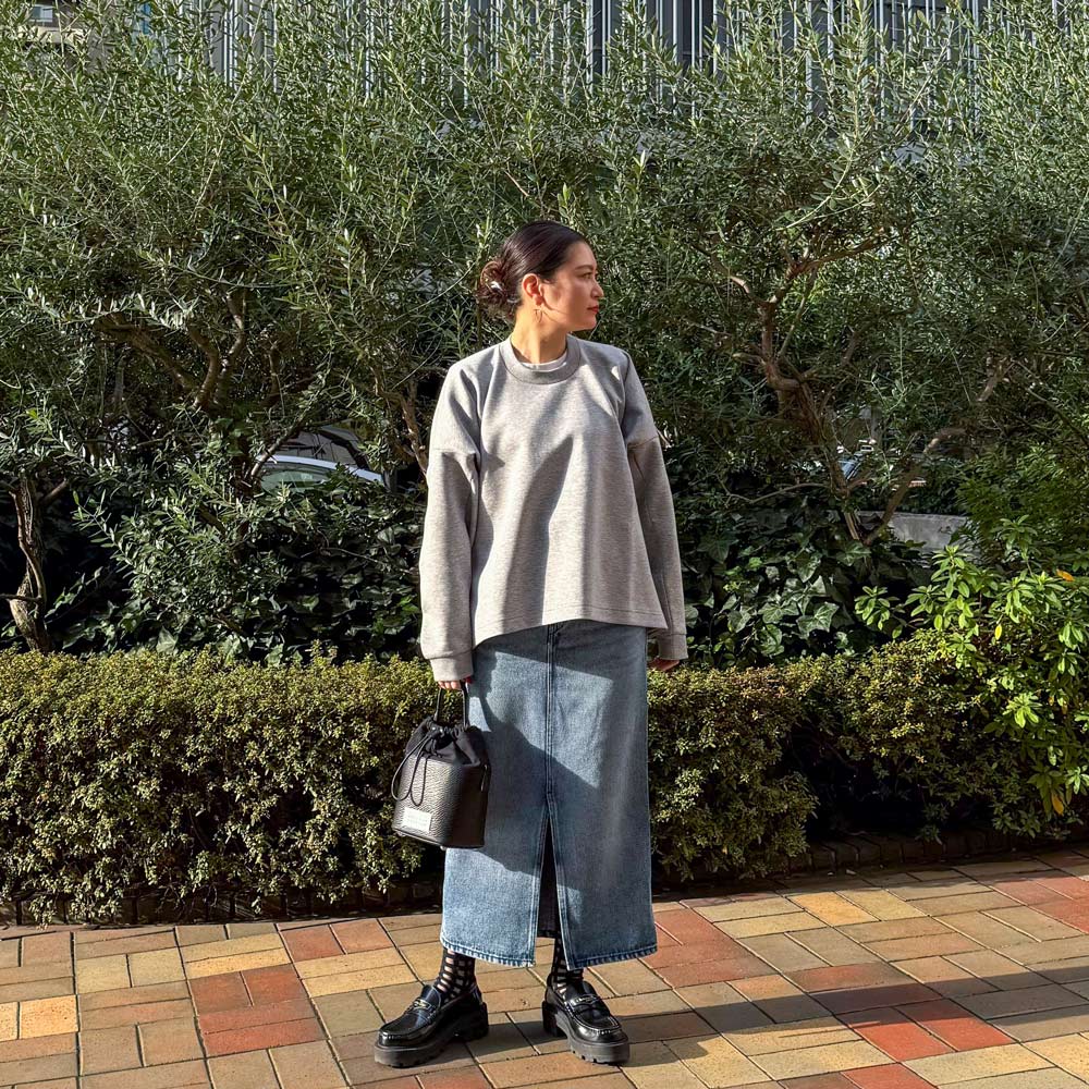 PLAN C(プラン シー)FLCJF02KS0/TF003 クルーネック スウェット