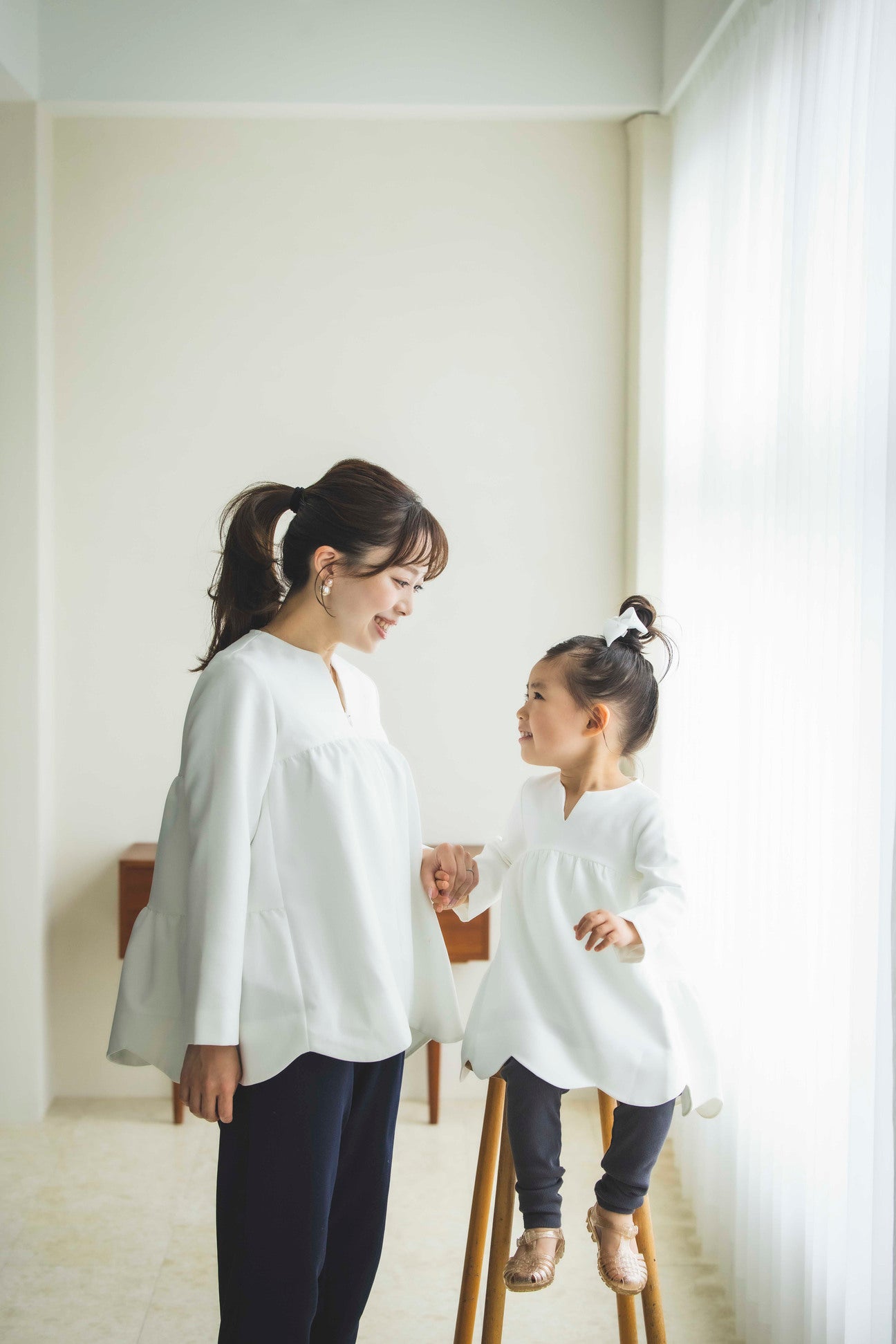 美人トップス（ホワイト）【お上品な授乳服のお店bitnabi】