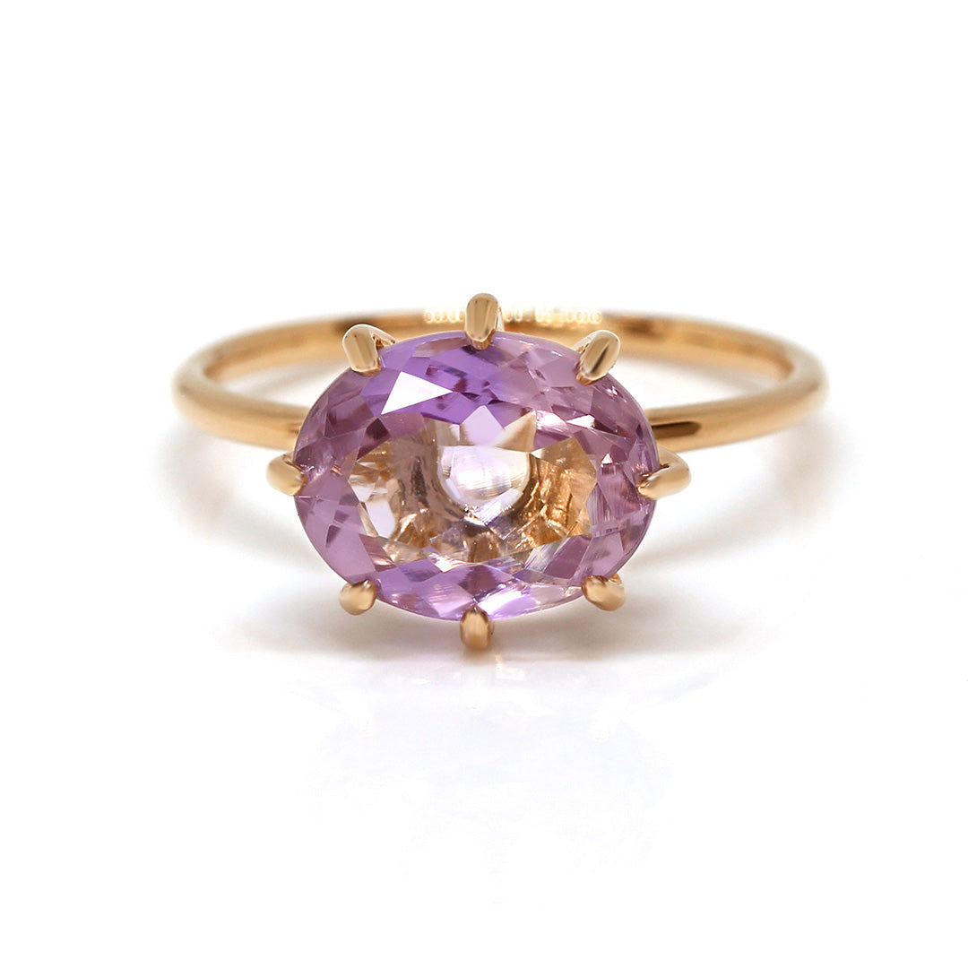 ビズー公式】アメトリン K18(18金) リング セパージュ | 希少石カラー