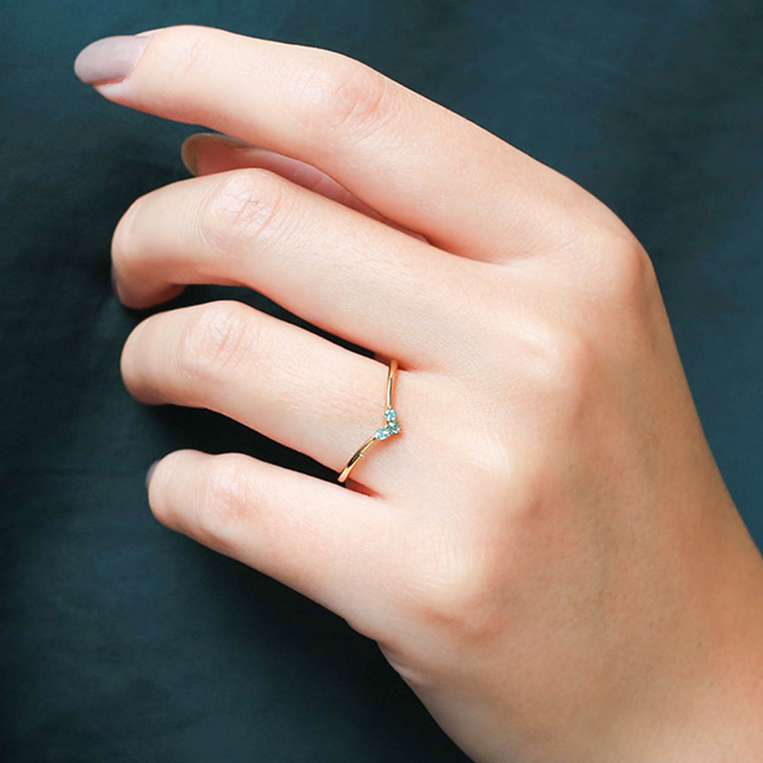 ビズー公式】パライバトルマリン ブラジル産 K18(18金) PTリング