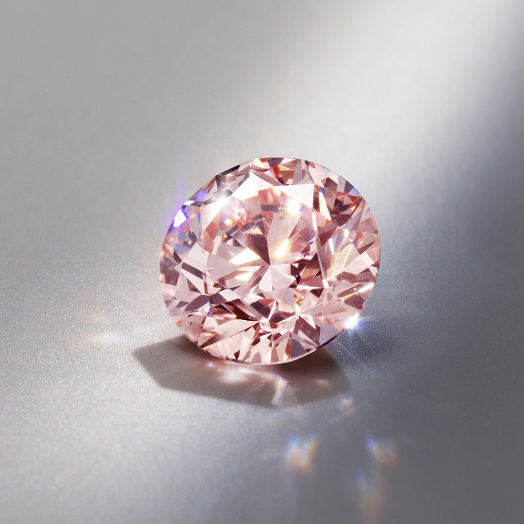 ピンクダイヤモンド(ラボグロウン) K18/PTリング・フロレゾン