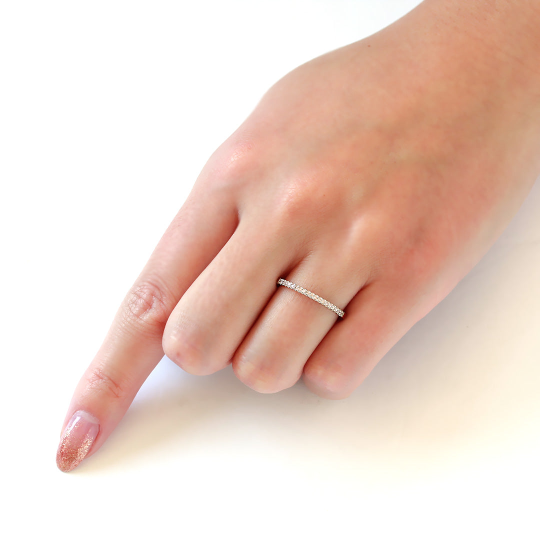 ビズー公式】天然 ピンクダイヤモンド ダイヤモンド SIクラス K18(18金