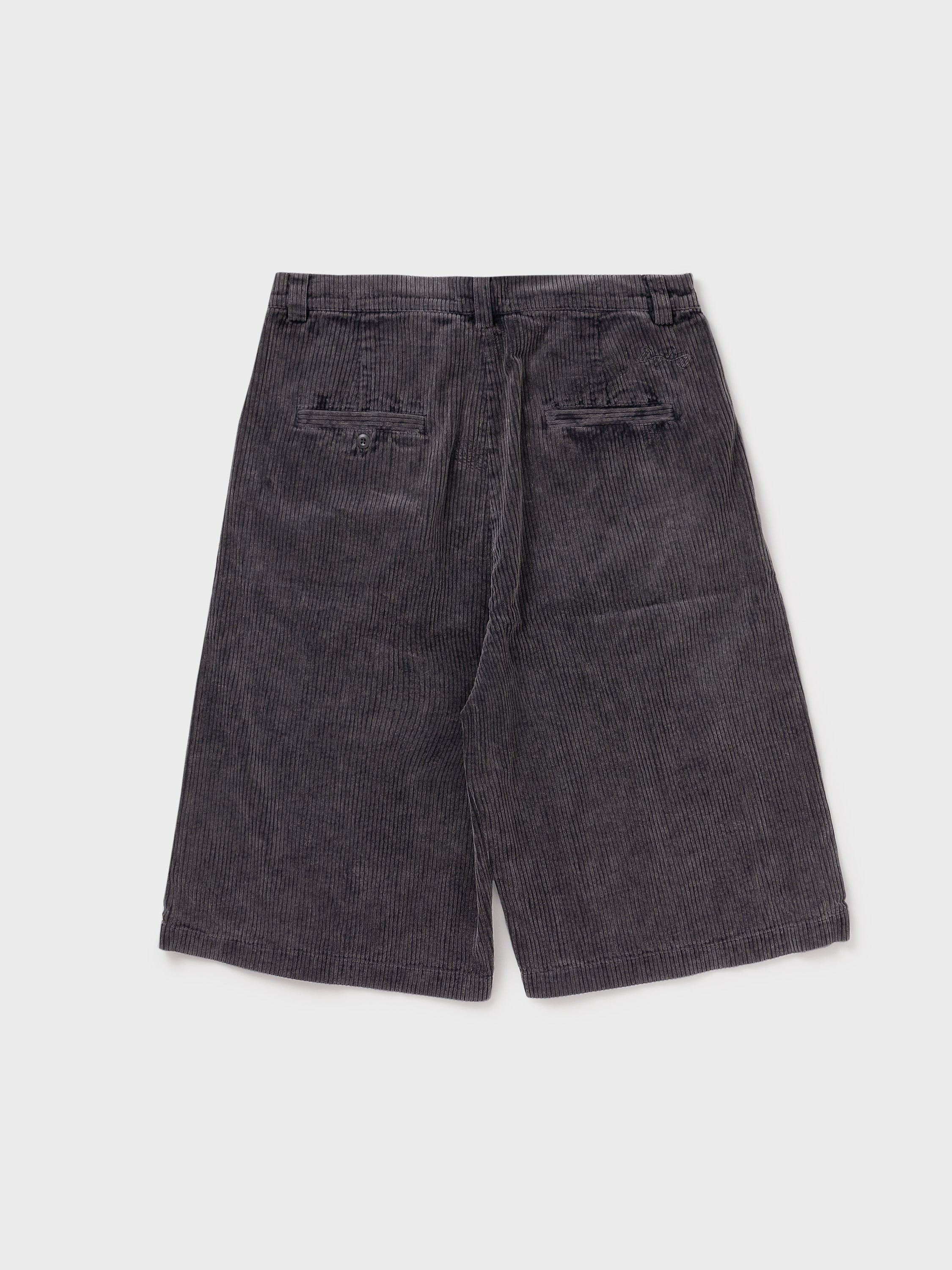 Faded Corduroy BIG Shorts Charcoal – BONKNOW FREAKS