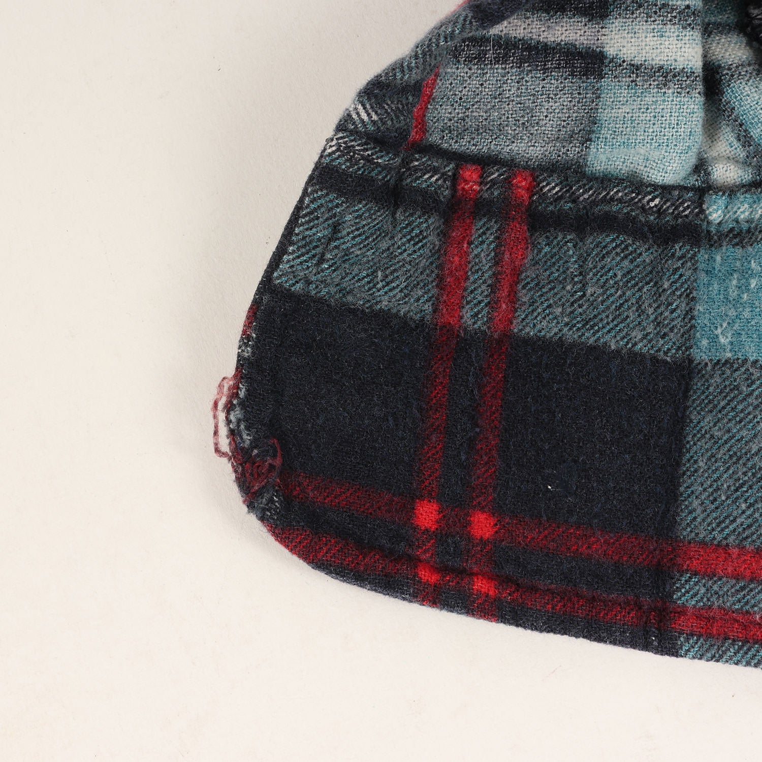 ヴィンテージ リメイク フランネル チェック シャツ / 長袖 解体 再