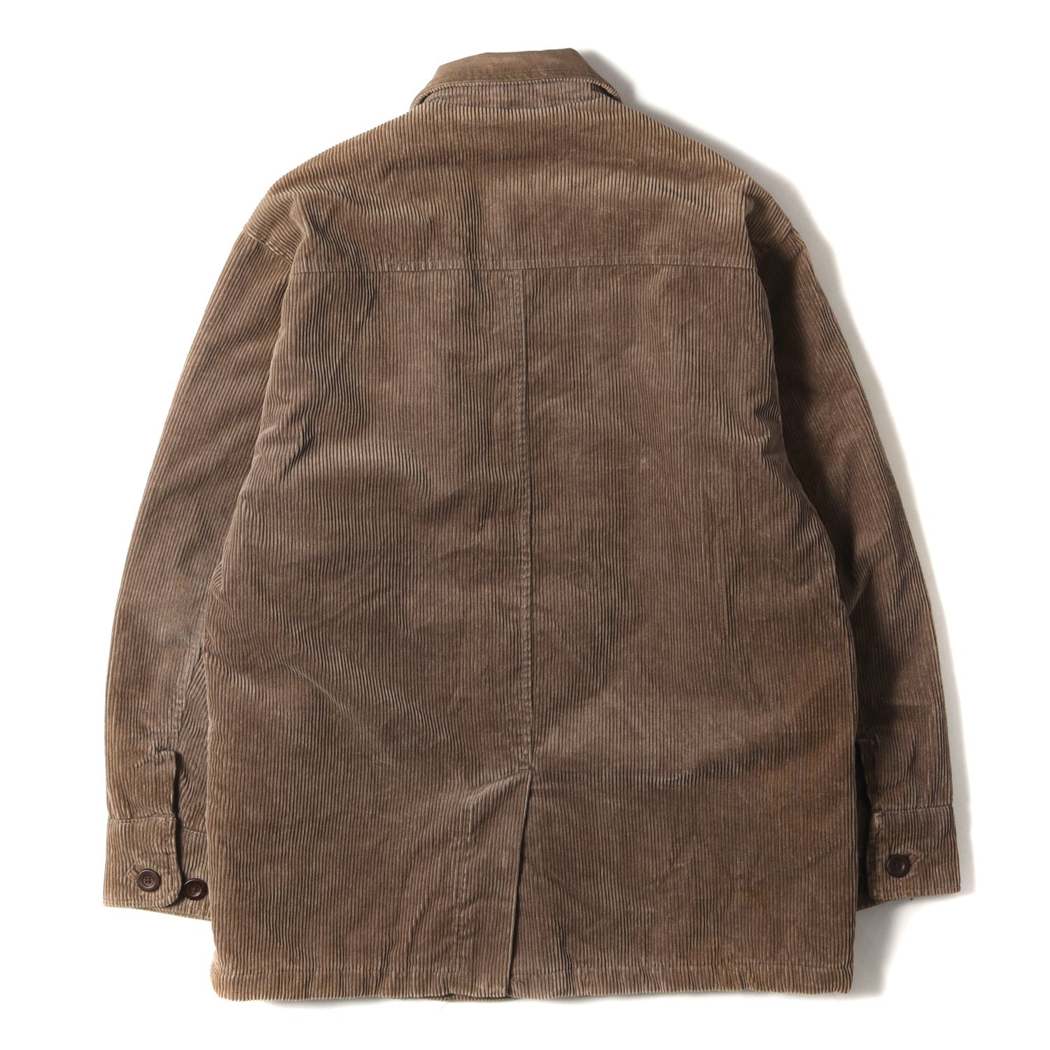 90s 襟レザー コーデュロイ ハンティングジャケット / 90年代 白タグ