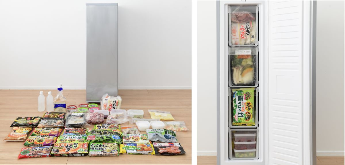 商品情報_スリム冷凍庫（70L） | 山善の商品情報サイト | YAMAZEN BOOK