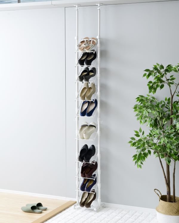 商品情報_突っ張りシューズラック（幅30cm） | 山善の商品情報サイト