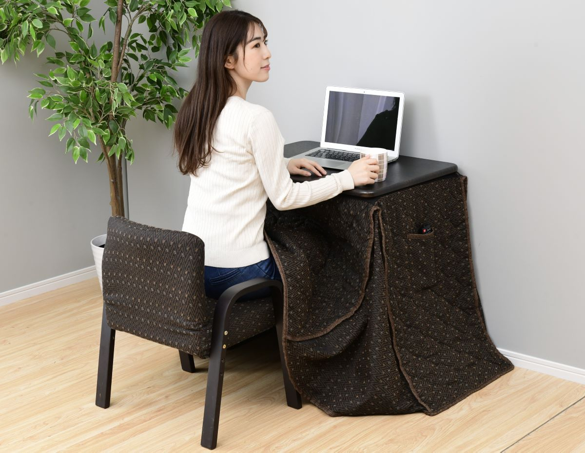商品情報_高さの調節ができるデスクこたつセット(70×50cm) | 山善の