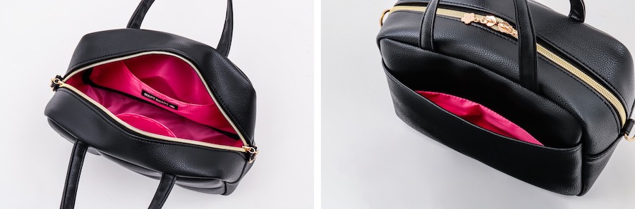 マリー・クワント展」開催記念のバッグ2種。どっちも捨てがたい