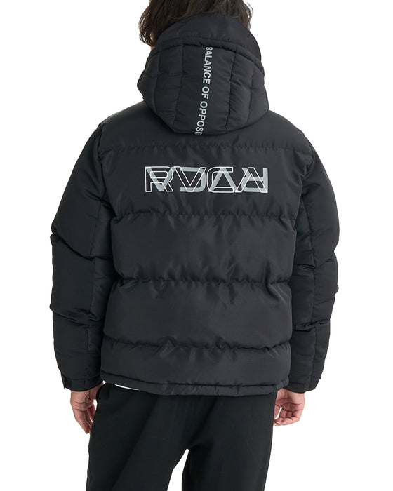 OUTLET】RVCA メンズ PUFFER JACKET ジャケット BLK 【2024年冬モデル】