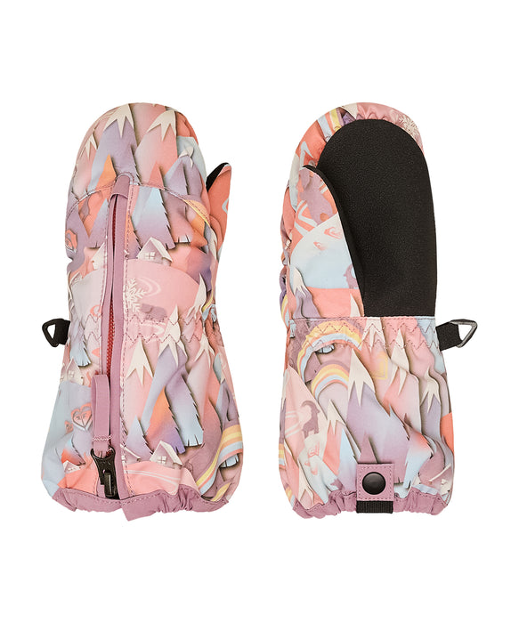 ROXY キッズ SNOWS UP MITT スノーグローブ 手袋 フロントファスナー