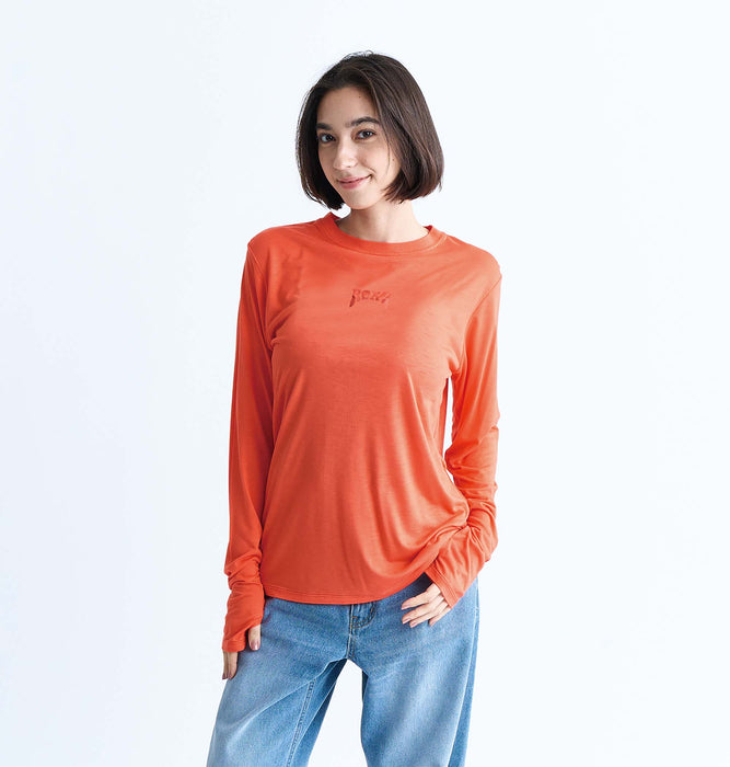 OUTLET】Roxy SWAYING CANDLE ウィメンズ 長袖Tシャツ サムホール