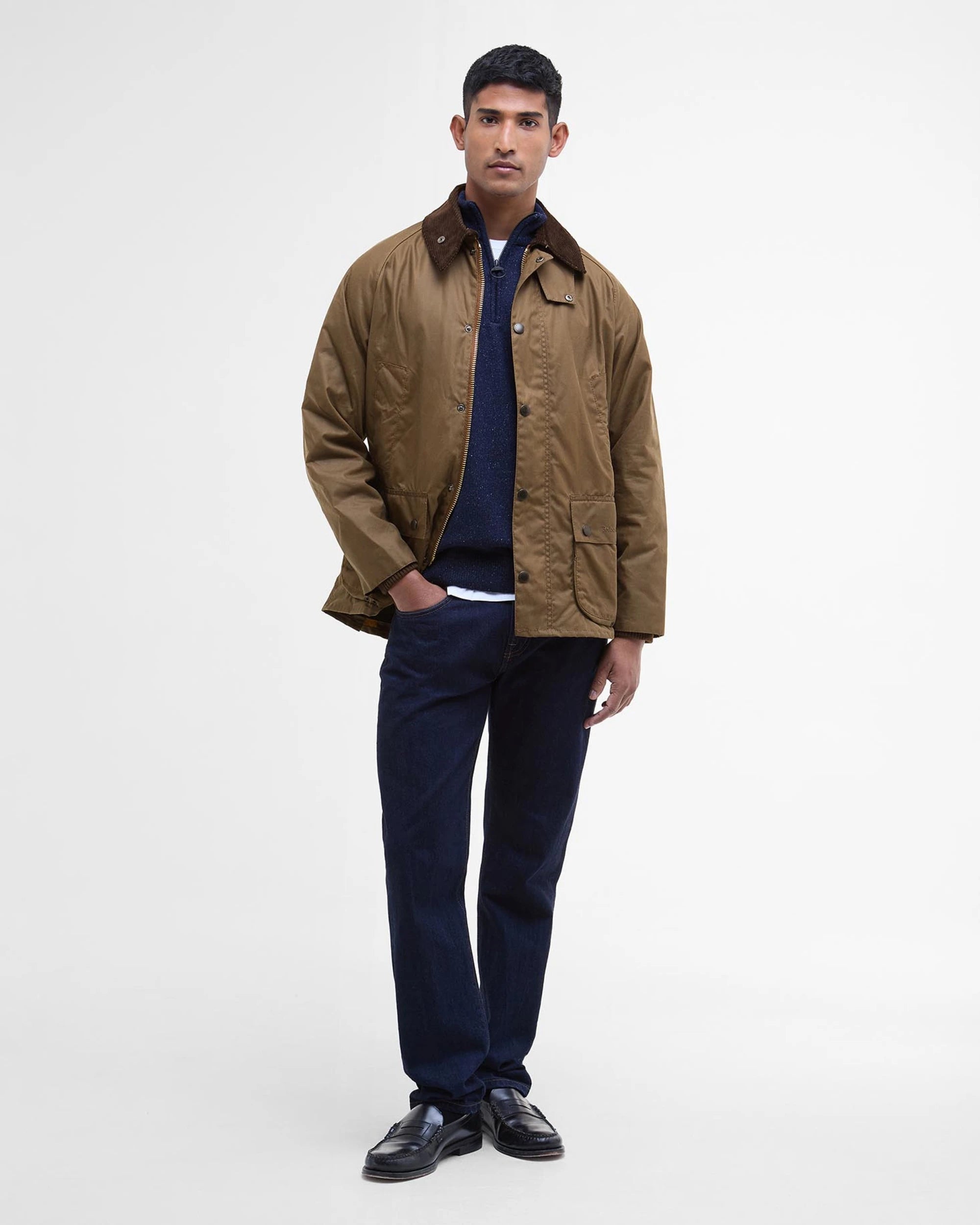 Barbour Men's Bedale Waxed Jacket in Bark – Boardroom Clothing Company
