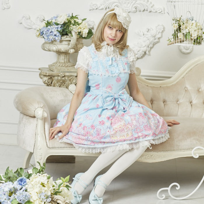 おちゃめなリスのお誕生日会ジャンパースカート | BODYLINE & LunaBelle