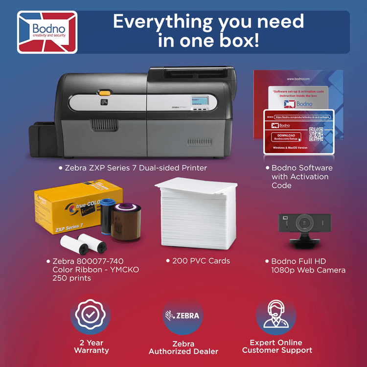 Zebra ZXP Series 7 ID Card Printer – Bodno