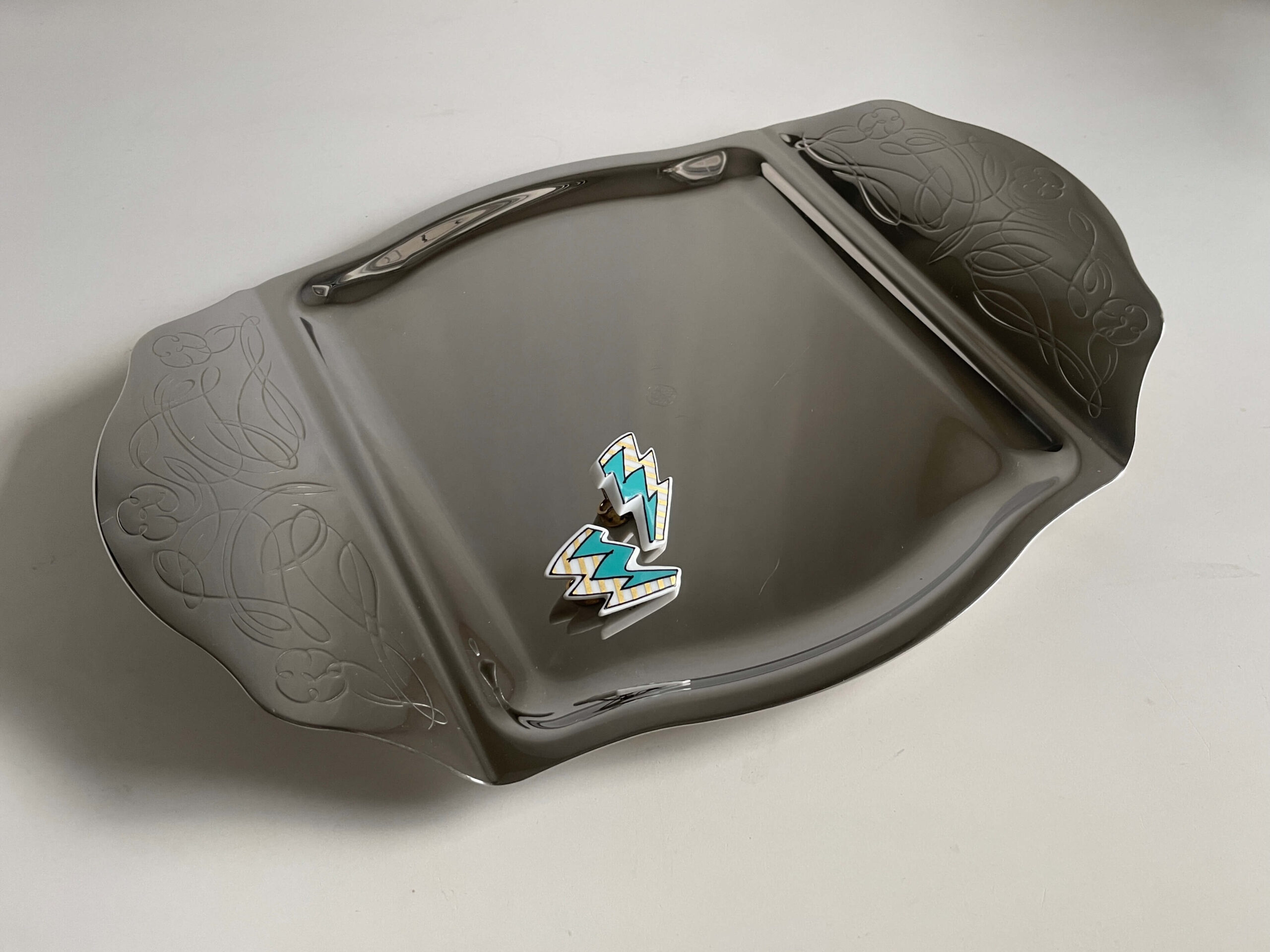 No.10036「資生堂 ステンレストレイ：山名文夫」31×23cm SOLD | ボルト