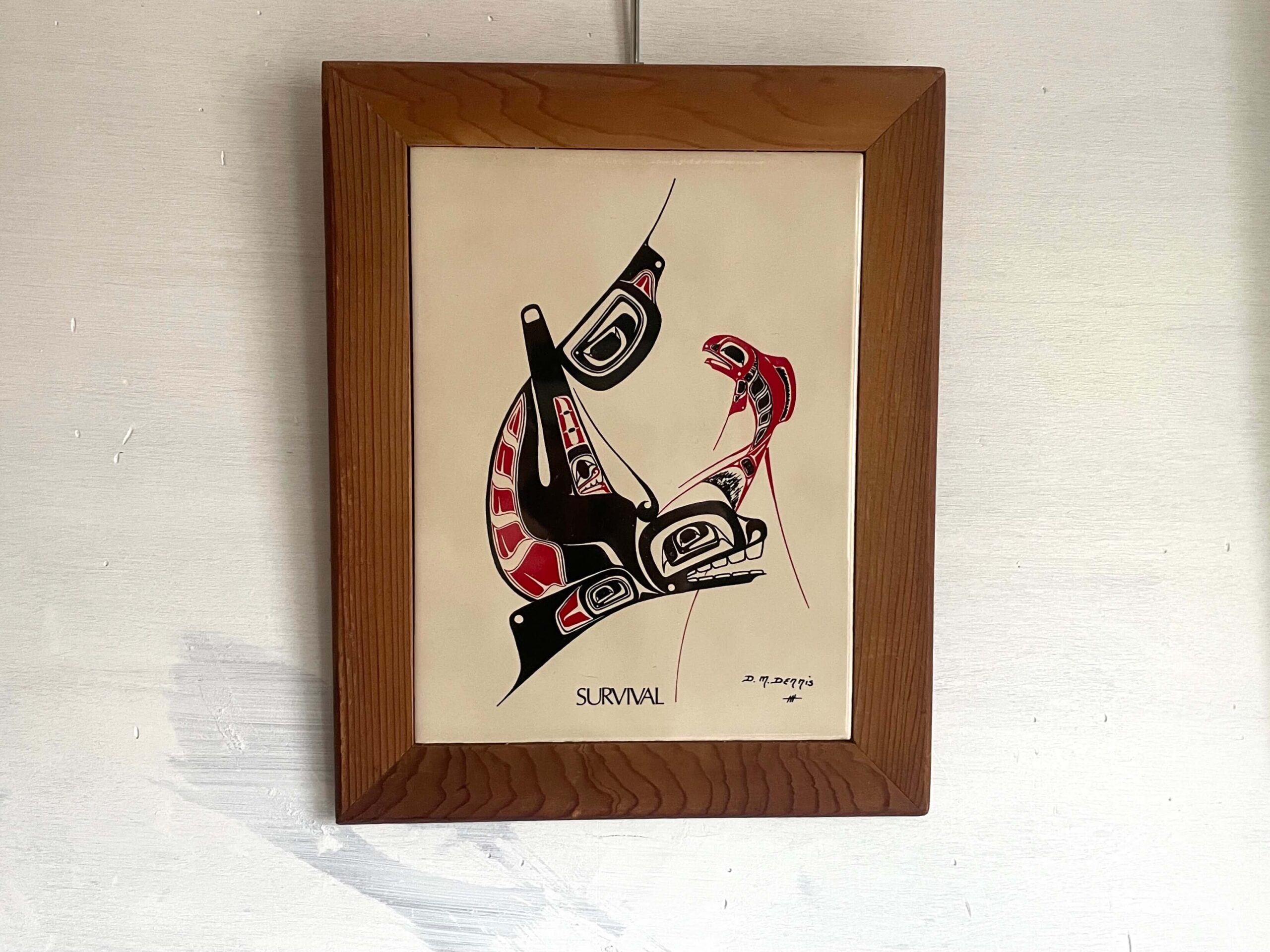 ミカオMICAO 「やわらかな雨」版画絵画