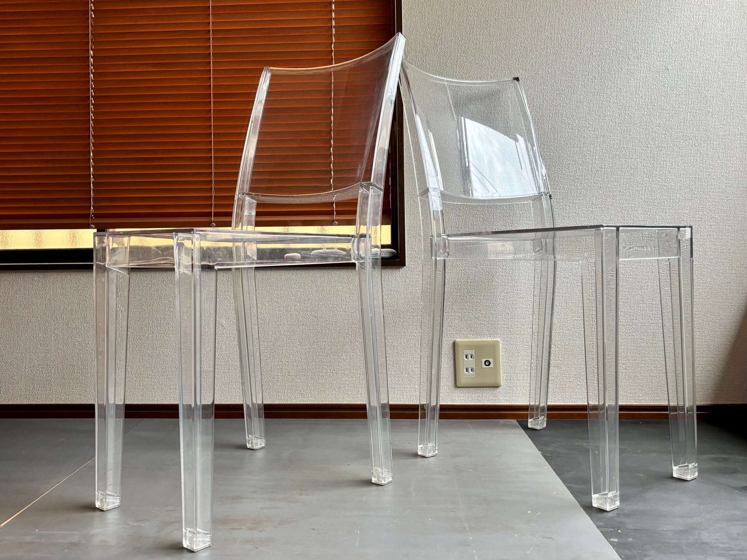 No.11016「Kartell〈LA MARIE〉クリスタル チェア：Philippe Starck