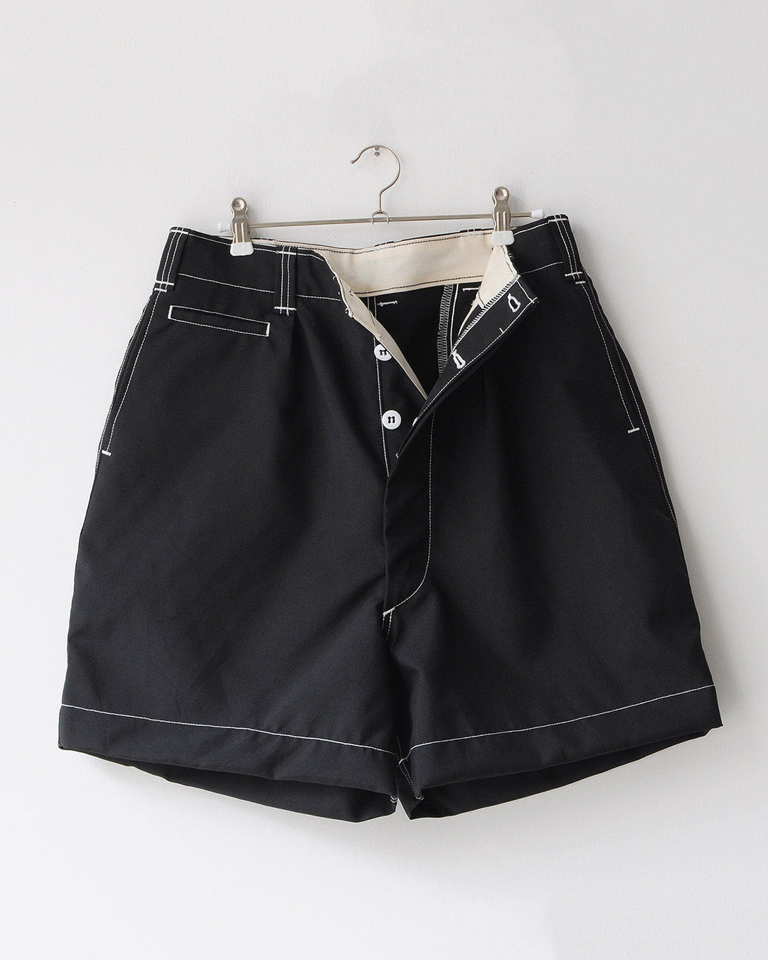 TUKI field shorts / black / polyester canvas【正規通販店】ショーツ