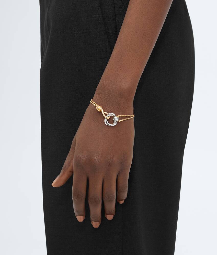 ノット ブレスレット のために ウィメンズ で シルバー/イエロー