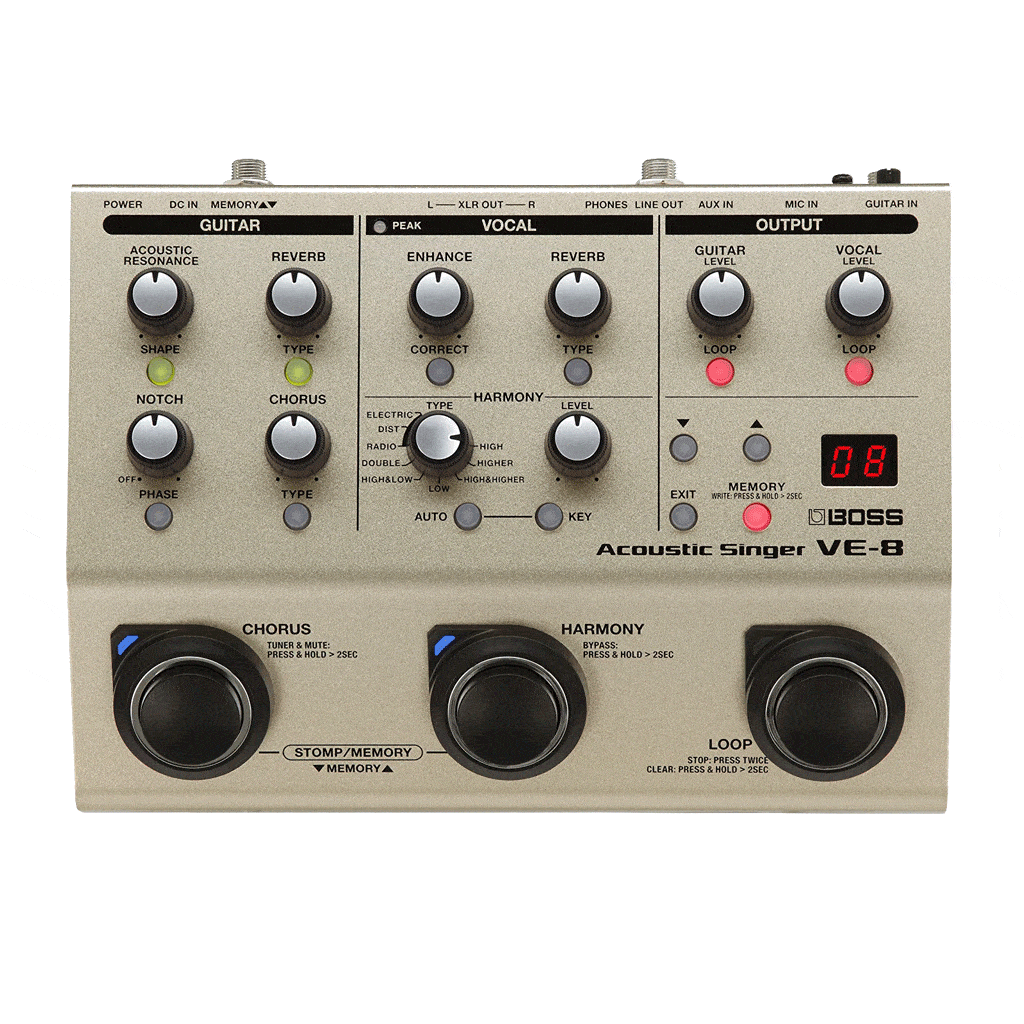 Boss VE-5-WH Vocal Performer Effects Processor | Bothners