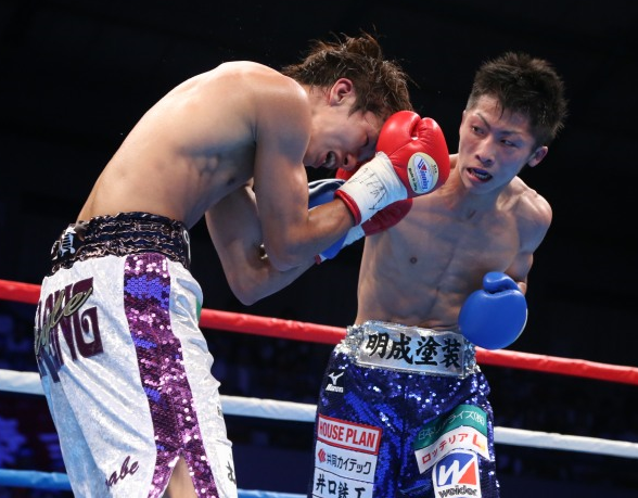 井上が4戦目で日本タイトル獲得、田口に3-0判定 | Boxing News