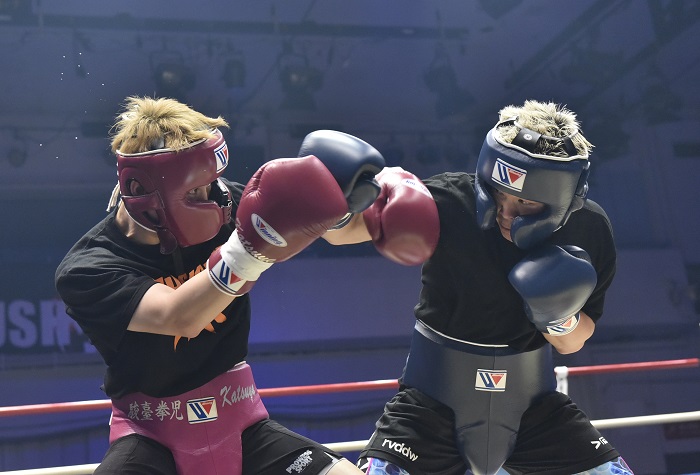 デビュー戦迫る那須川天心 後楽園ホールで公開スパー ボクサーらしい